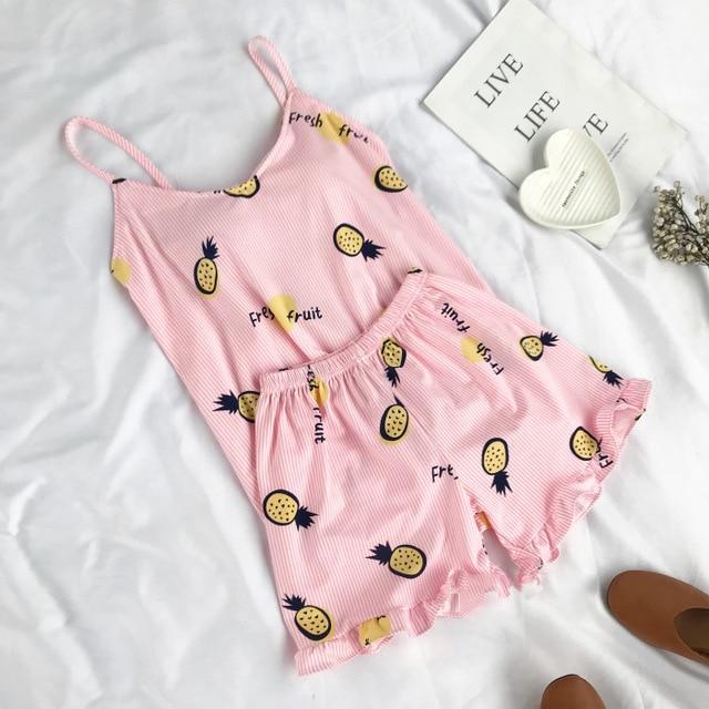 Pyjama fruit en coton