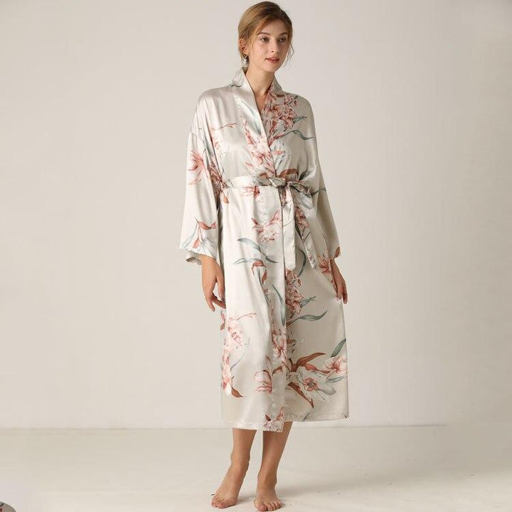 3 Pièces Kimono Satin de nuit